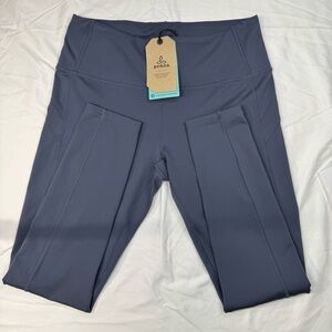Prana Paiz Legging Womens XL Noir Blue High Rise 7/8 Length Yoga Stretch Comfort